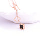 Double Clover Lariat Y-Necklace