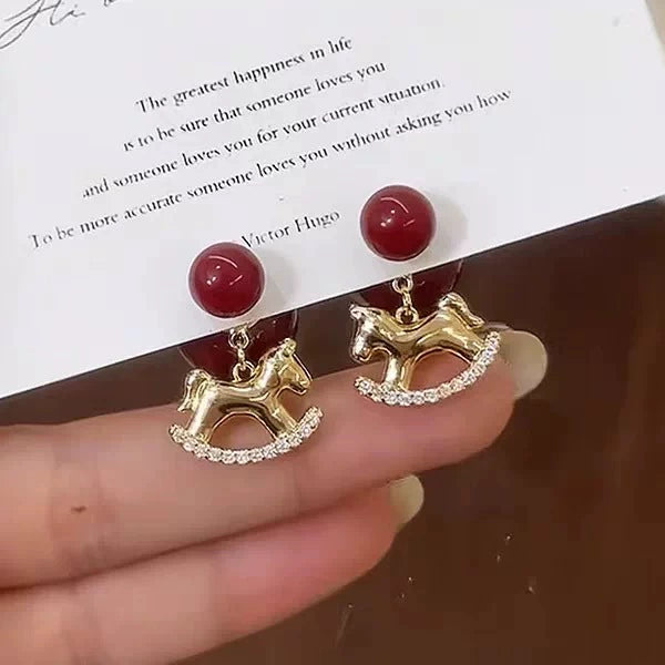 Rocking Horse Drop Earrings