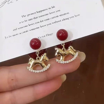 Rocking Horse Drop Earrings
