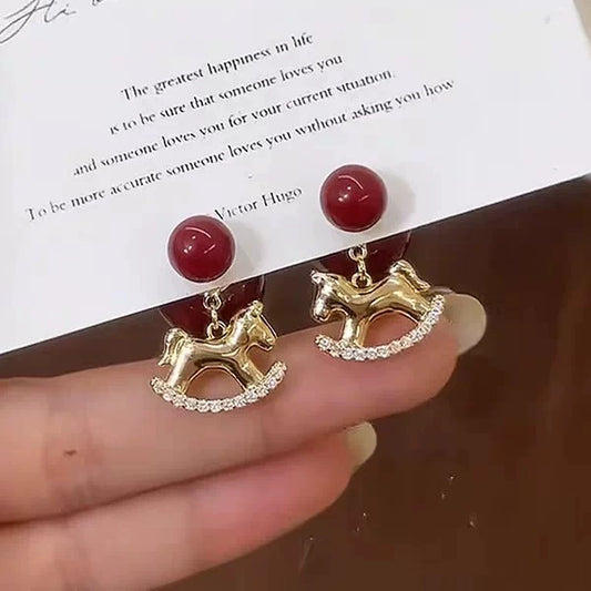 Rocking Horse Drop Earrings