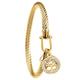 Tree of Life Twisted Cable Bangle Bracelet