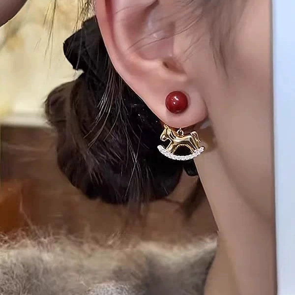Rocking Horse Drop Earrings
