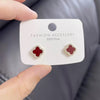 Black Clover Crystal Stud Earrings