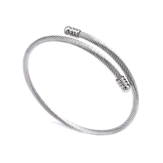 Crossover Open Cuff Bangle