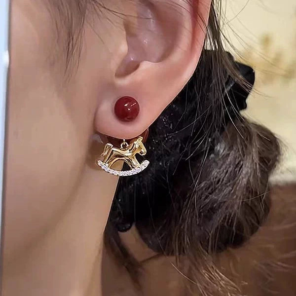 Rocking Horse Drop Earrings
