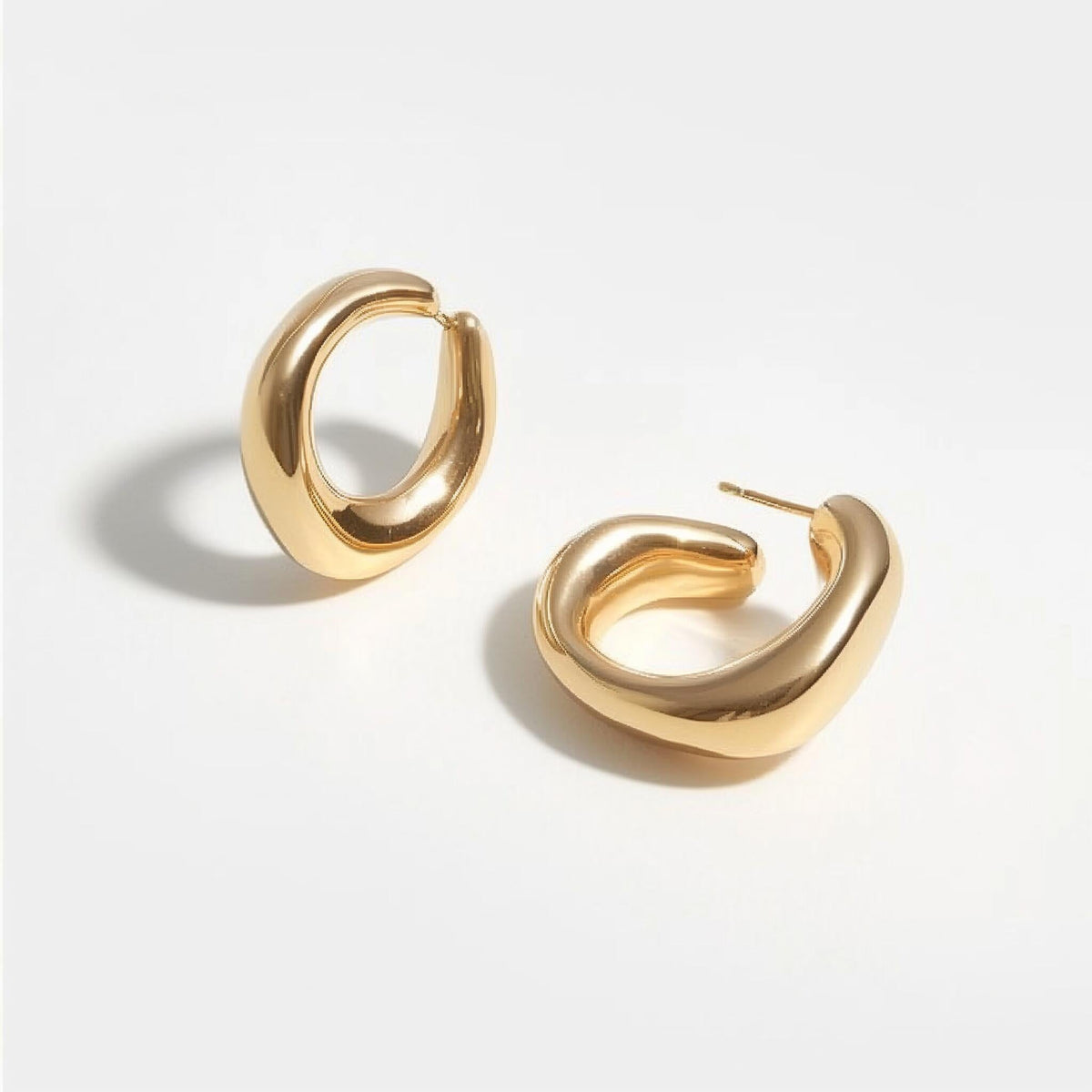 Gold-Tone Crystal Ring, Plated Brass with Cubic Zirconia, Universal Fit